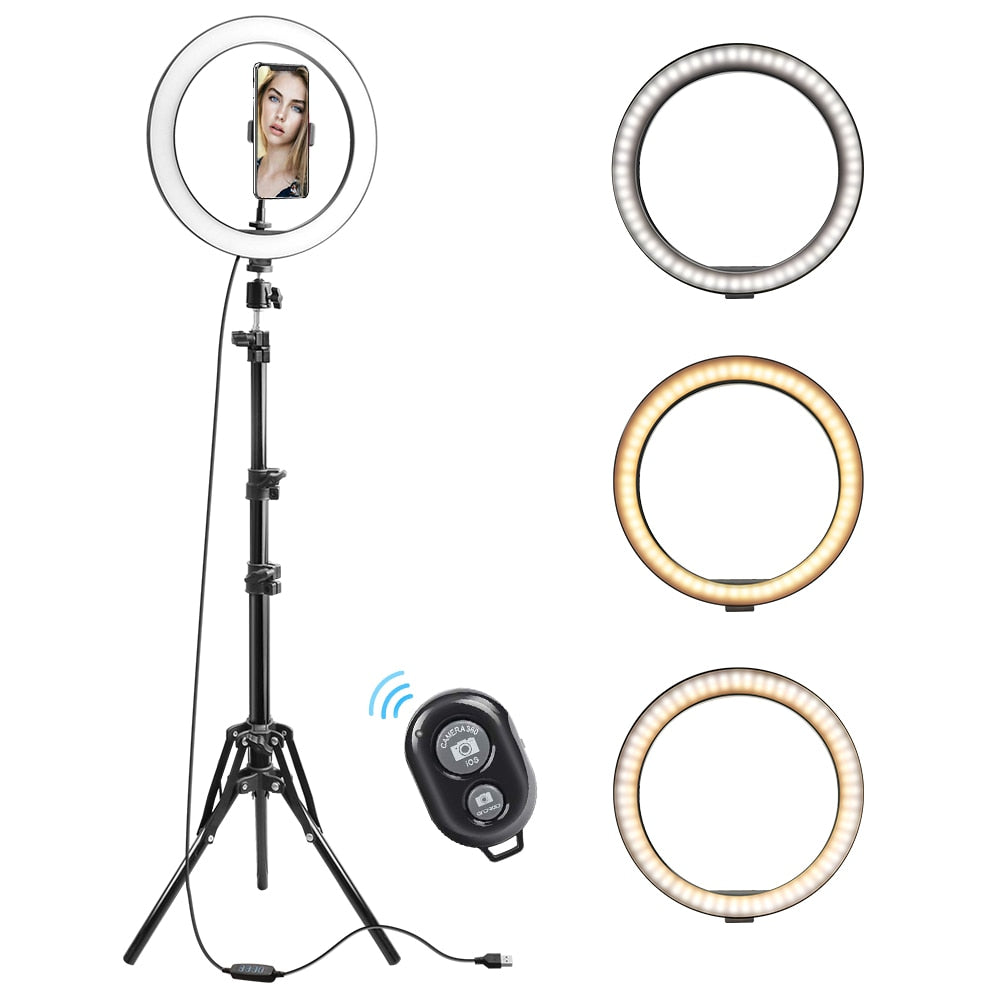 10" LED Ring Light w/ photo remote