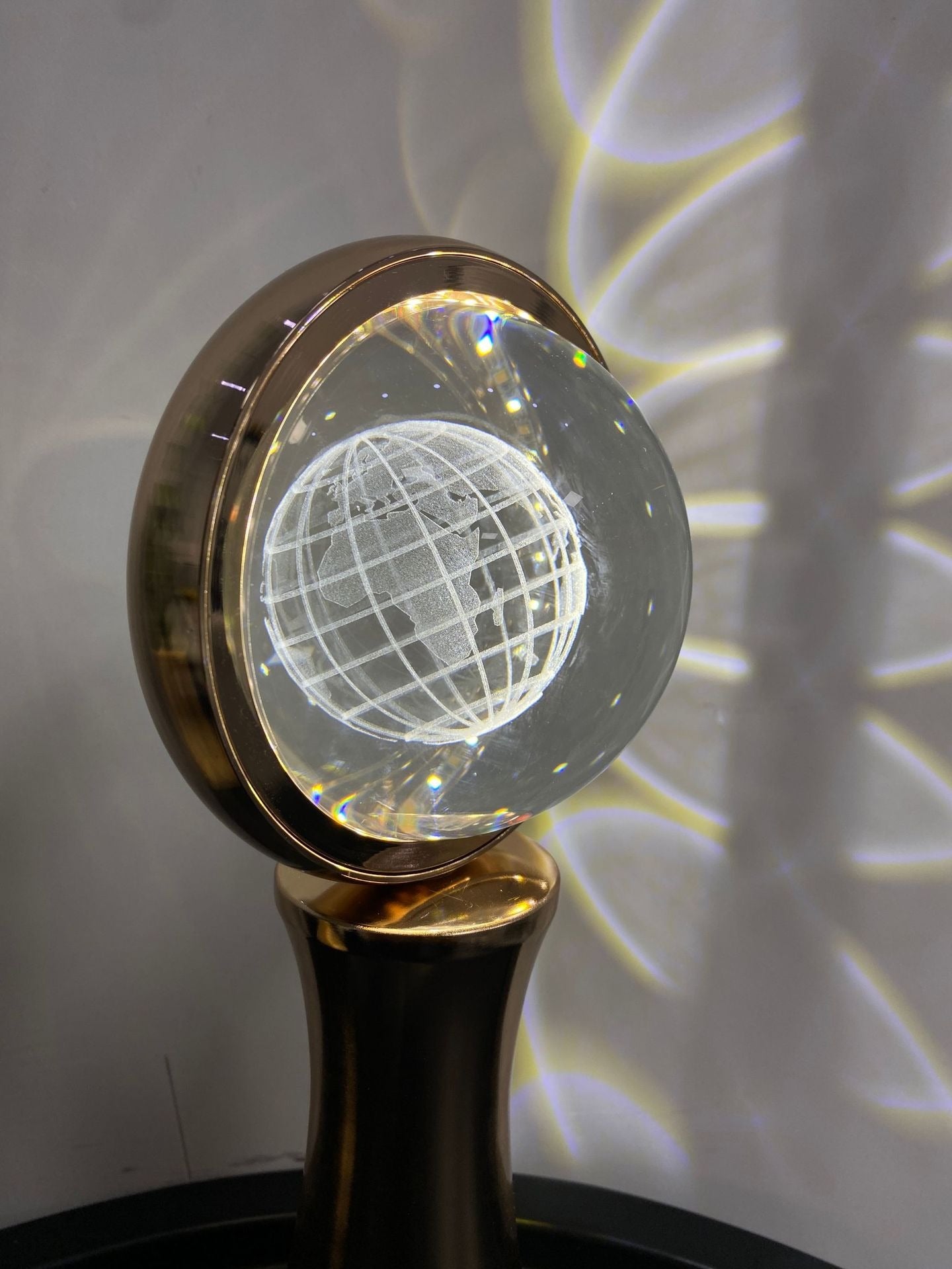 Rotating Crystal Globe