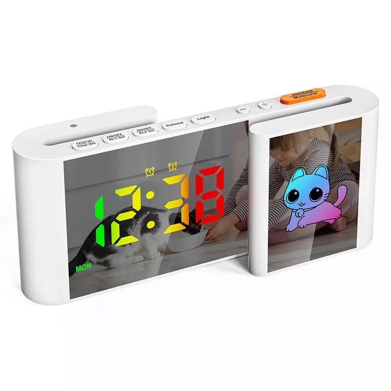 "Ghosted" Alarm Clock/ Cartoon Hologram