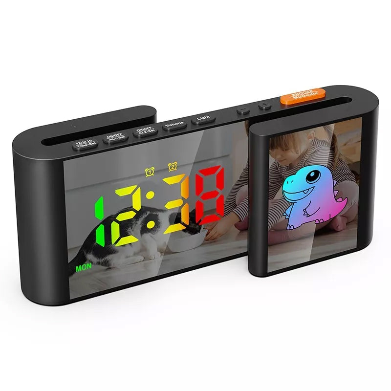 "Ghosted" Alarm Clock/ Cartoon Hologram